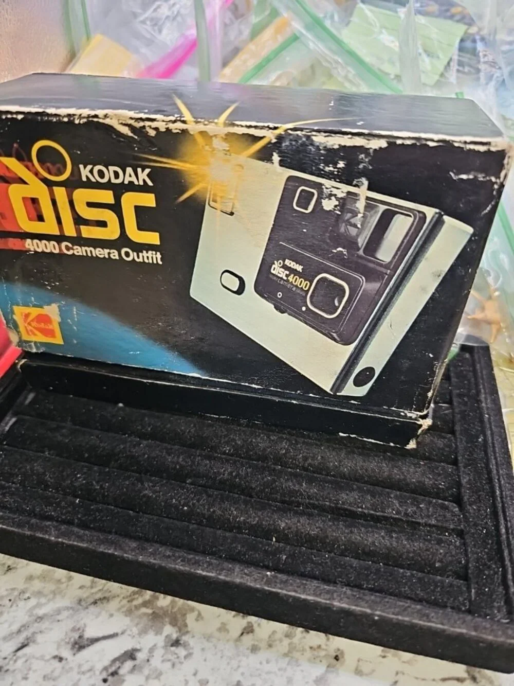 kodak disc 4000 Still With Box  Papers Incl. Box In Rough Shape See Photos